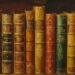 Ai generated image of old books